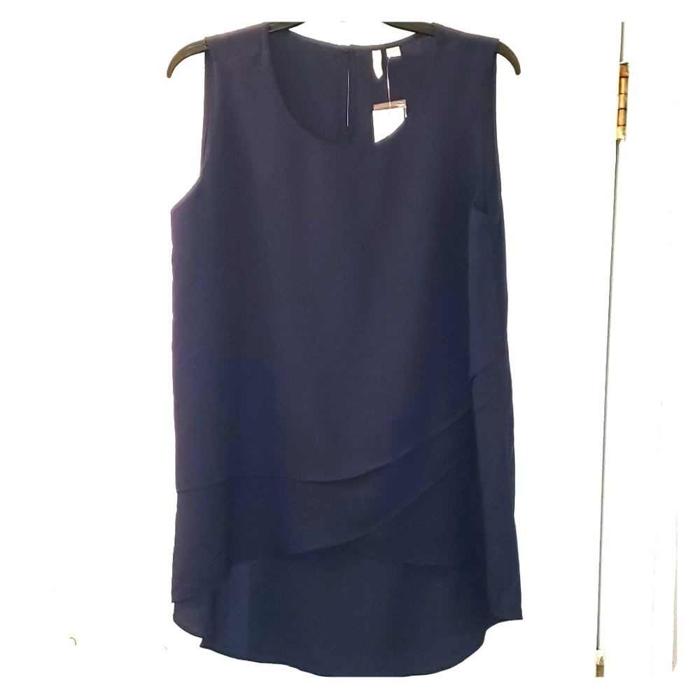 Navy dress top